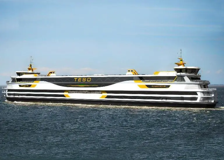 The hybrid CNG ferry is said to be the 'greenest' in the Netherlands