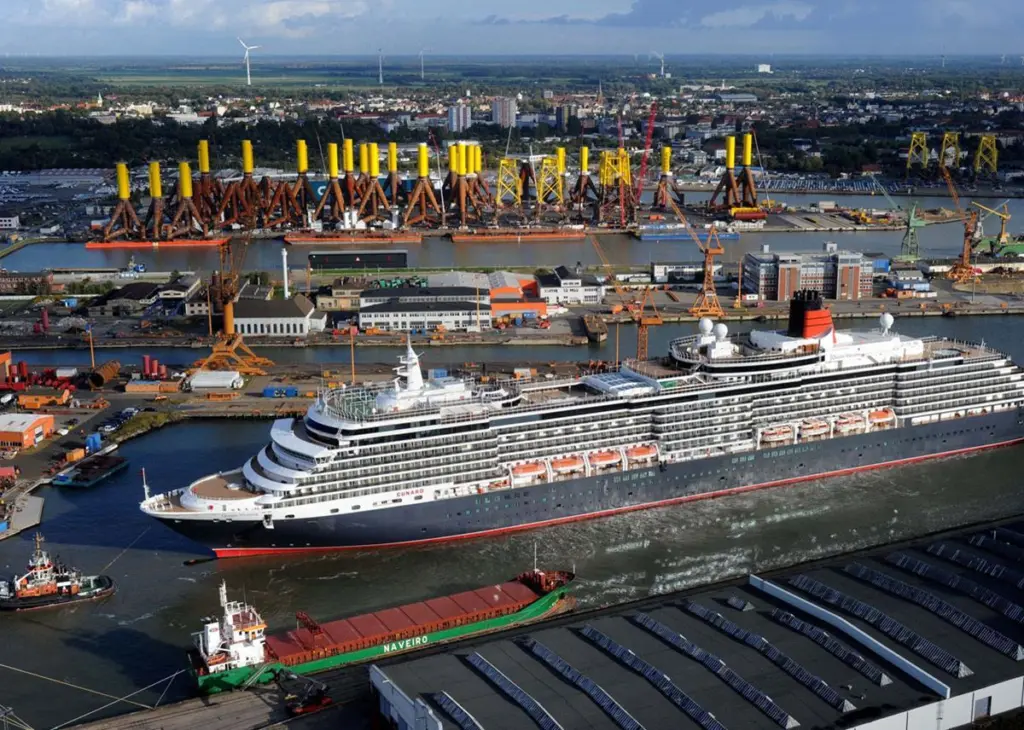 Cunard's 'Queen Victoria' will dock at B+V for propulsion and other repairs