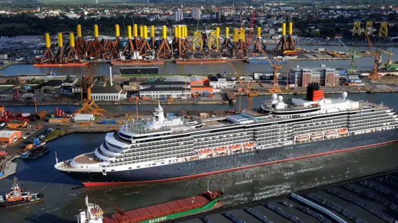 Cunard's 'Queen Victoria' will dock at B+V for propulsion and other repairs
