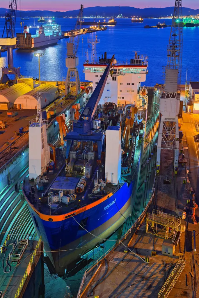 Van Oord’s 137m long trailing suction hopper dredger, ‘Lelystad’