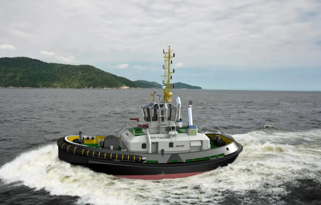 CNG-fuelled tug design developed by Damen, MTU and Svitzer