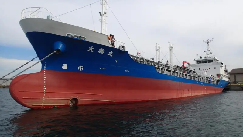The 'Taiko Mau' has ‘the world’s first’ carbon fibre reinforced plastic (CFRP) propeller on its main propulsion system