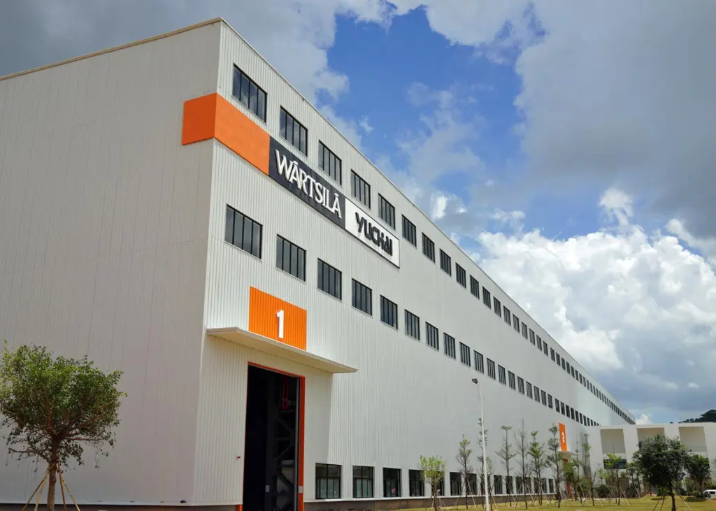 The new Wärtsilä Yuchai Engine Co engine plant in China