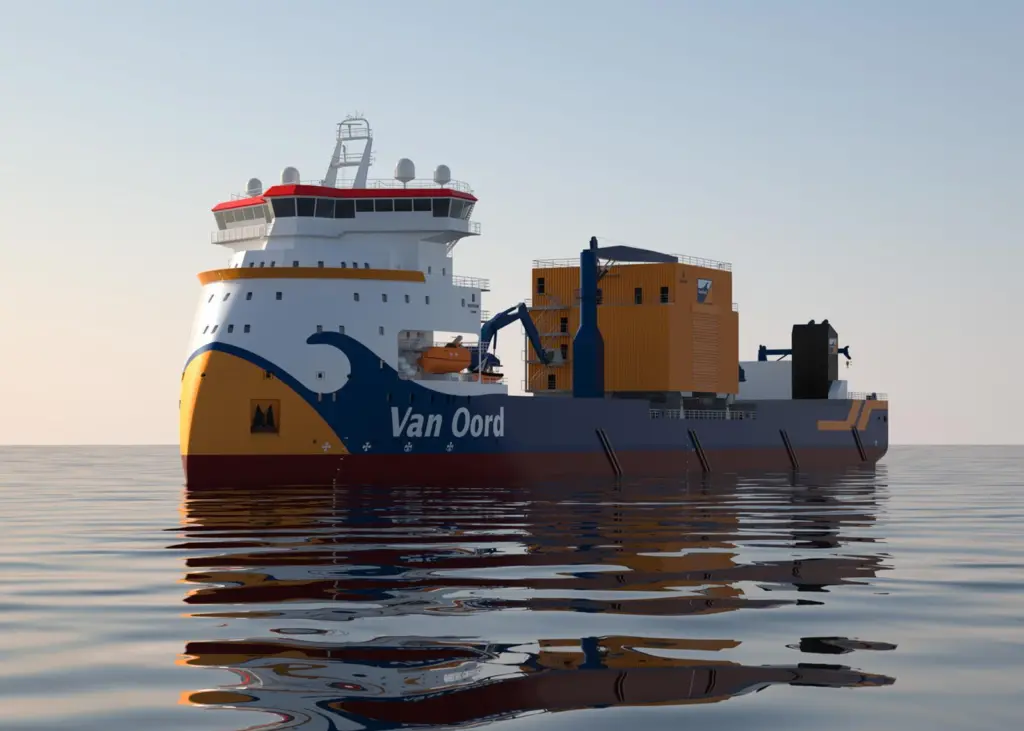 Van Oord’s new 154m long SRI vessel was designed in close cooperation with Ulstein