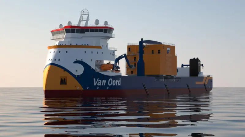 Van Oord’s new 154m long SRI vessel was designed in close cooperation with Ulstein