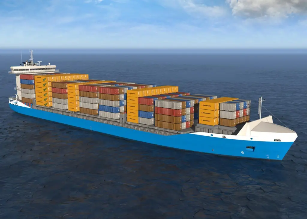 A series of 1,400teu container vessels being built for GNS Shipping will feature 7-cylinder Wärtsilä RT-flex50DF dual-fuel 2-stroke main engines