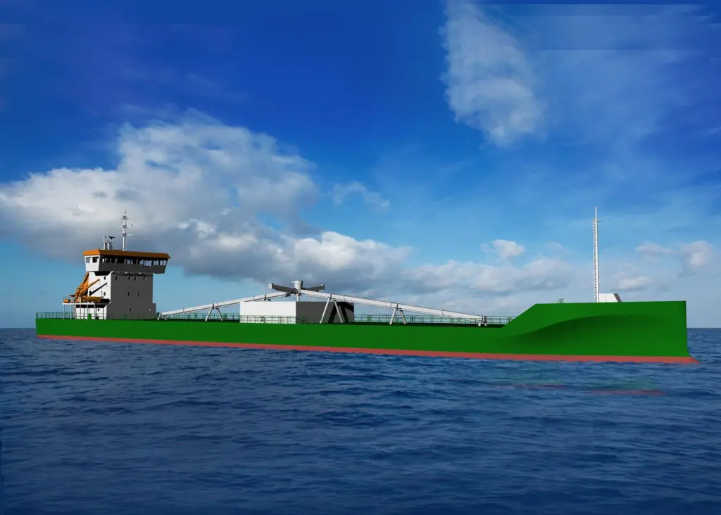 A cement carrier bring built at Ferus Smit is to get Wärtsilä dual-fuel four-stroke propulsion