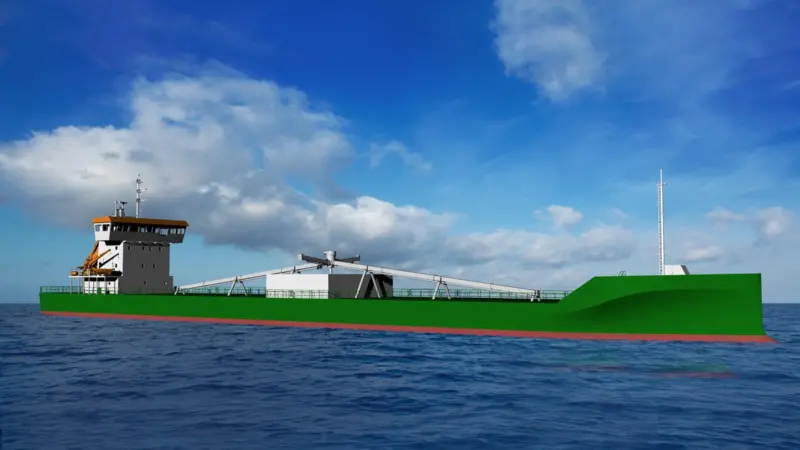 A cement carrier bring built at Ferus Smit is to get Wärtsilä dual-fuel four-stroke propulsion