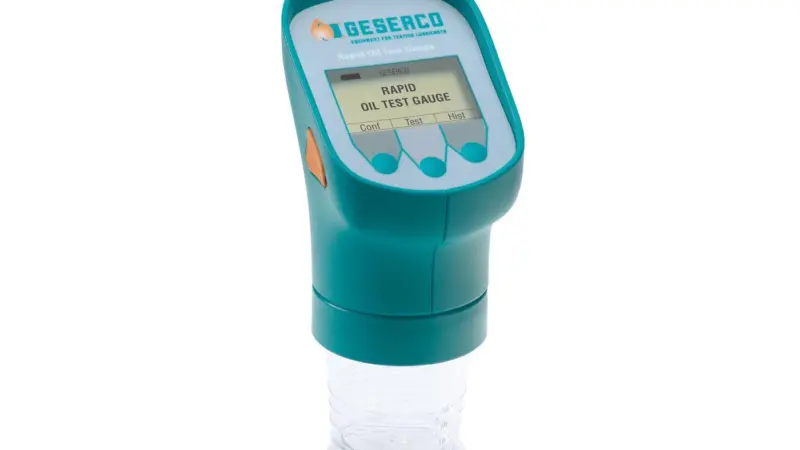 Geserco’s digital oil tester can handle 100BN oils
