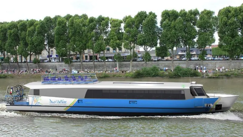 The 28m inland waterways vessel will feature a hybrid propulsion system. Photo: DN&T