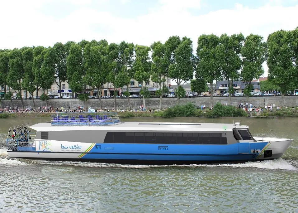 The 28m inland waterways vessel will feature a hybrid propulsion system. Photo: DN&T