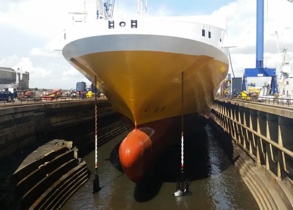 'Grande Angola' underwent extensive repair works at Gibraltar-based Gibdock