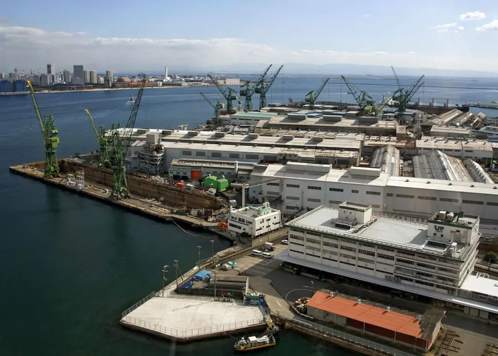 KHI’s Kobe yard is used to very dense sub construction