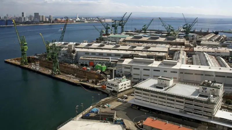 KHI’s Kobe yard is used to very dense sub construction