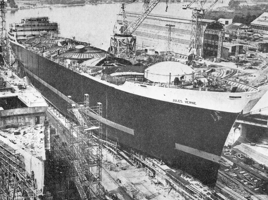 LNG carrier, 1964 vintage, the ‘Jules Verne’