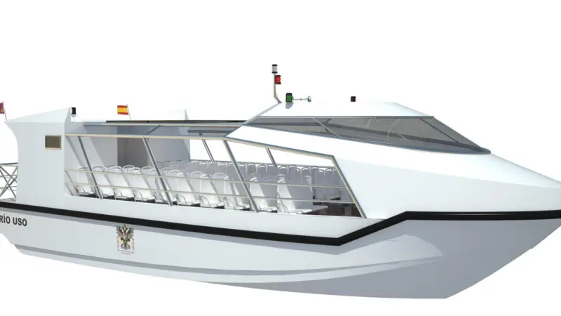 The passenger vessel will be built at the Vegadeo shipyard