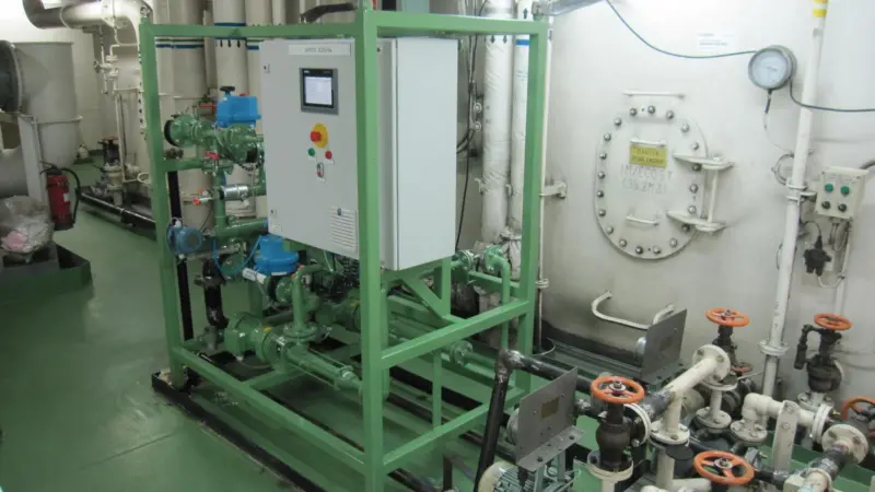 Taking up little space on board, the iCOlube unit can be easily retrofitted. Photo: Lukoil