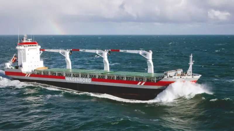 Multipurpose dry cargo carrier ‘Adriaticborg’ is one of Wagenborg's 15 vessels now under Wärtsilä maintenance