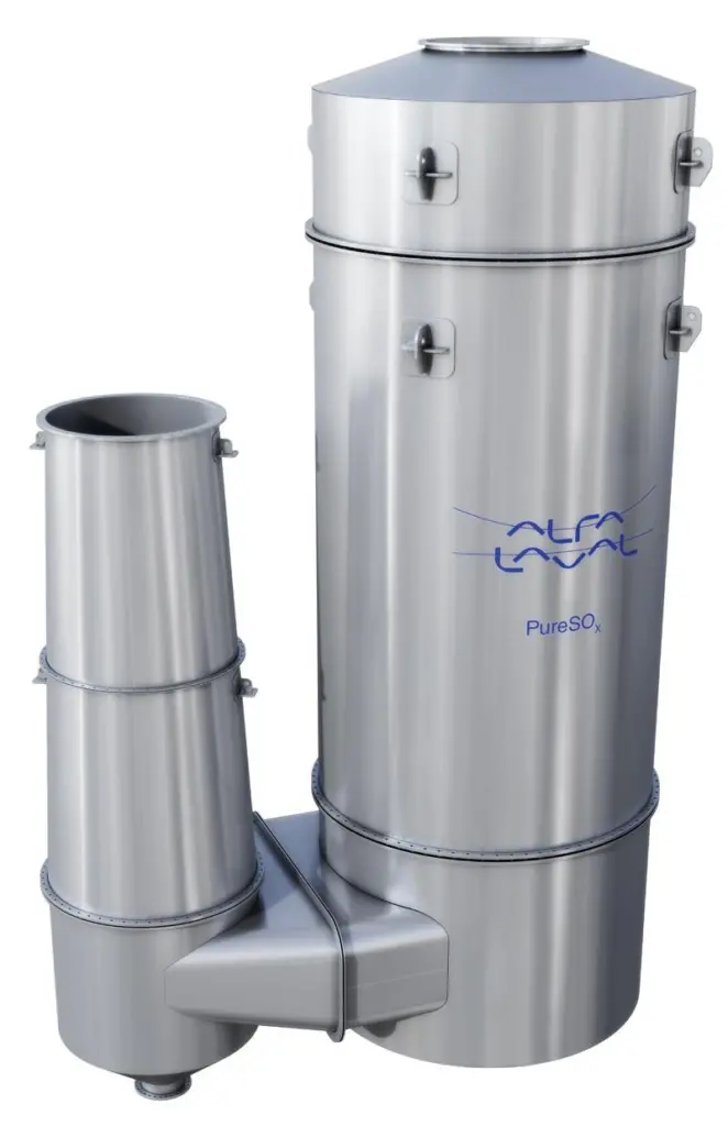 Alfa Laval’s new PureSOx 2.0 is designed to be smaller and more flexible than the previous version