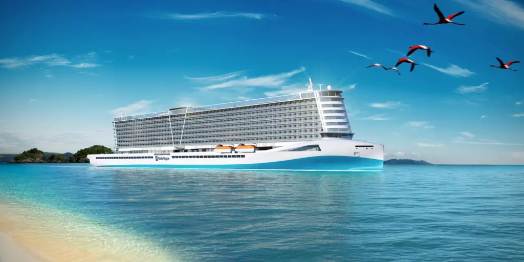 The ‘Sapphire Blue’ LNG-fuelled cruise ship concept design
