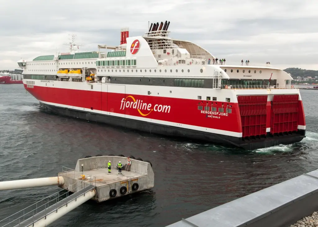 Delegates will be able to witness bunkering of a Fjord Line ferry