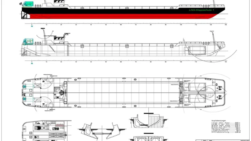 Bremenports' new LNG barge - General Arrangement