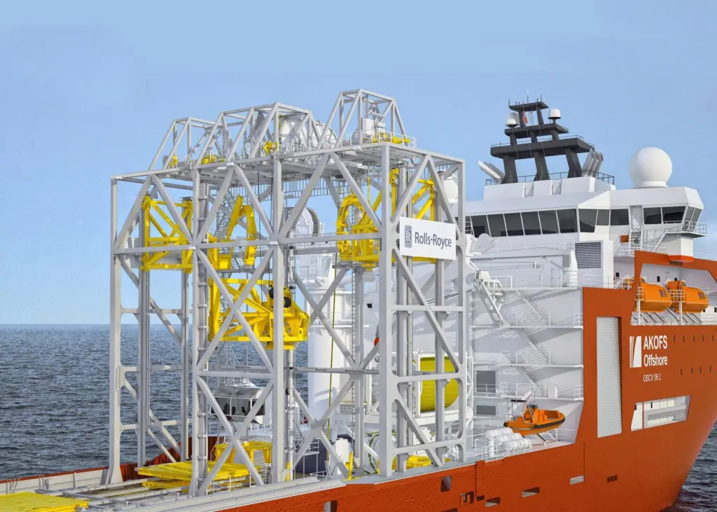 Rolls-Royce is supplying the topside equipment for ‘Aker Wayfarer’ which is being modified at Kleven Myklebust