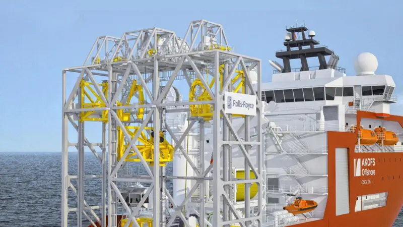 Rolls-Royce is supplying the topside equipment for ‘Aker Wayfarer’ which is being modified at Kleven Myklebust