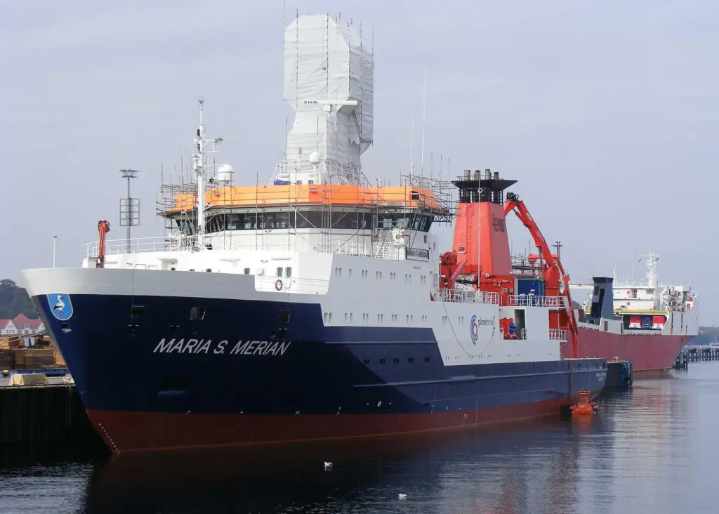 Maria S Merian during one of now 11 repair stops since 2006