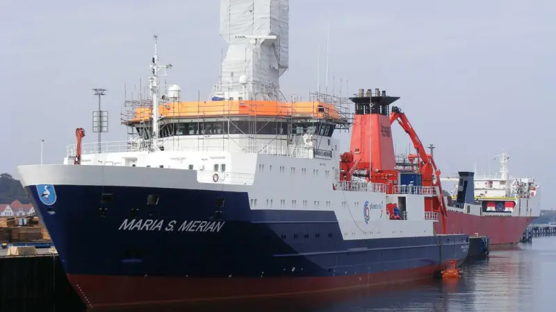 Maria S Merian during one of now 11 repair stops since 2006