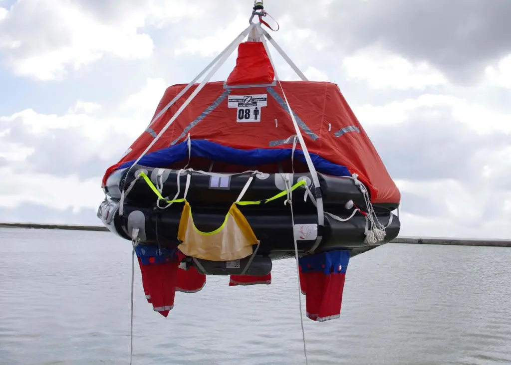 Survitec's davit-launched liferaft offers a number of benefits over lifeboats