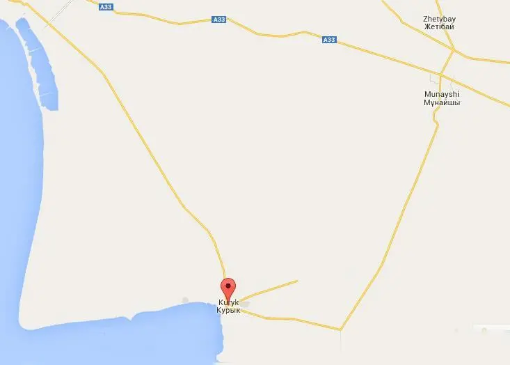 The new shipyard will be built near the town of Kuryk on the Caspian Sea