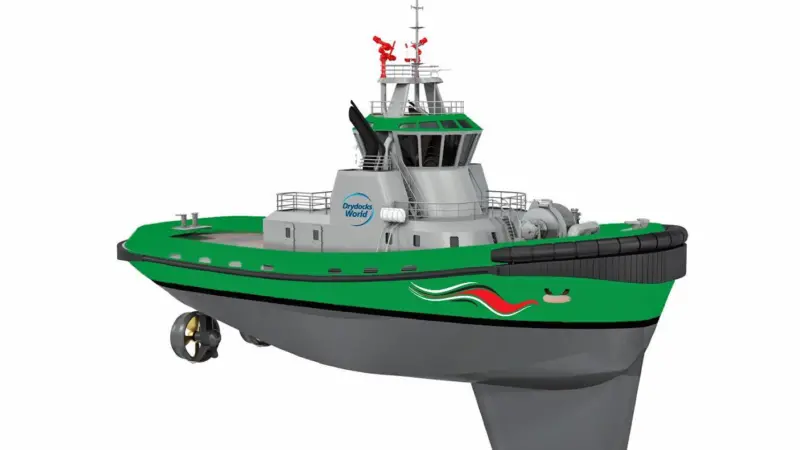 Wärtsilä is supplying a complete design and propulsion equipment package to DDW for the first in a series of dual-fuel harbour tugs