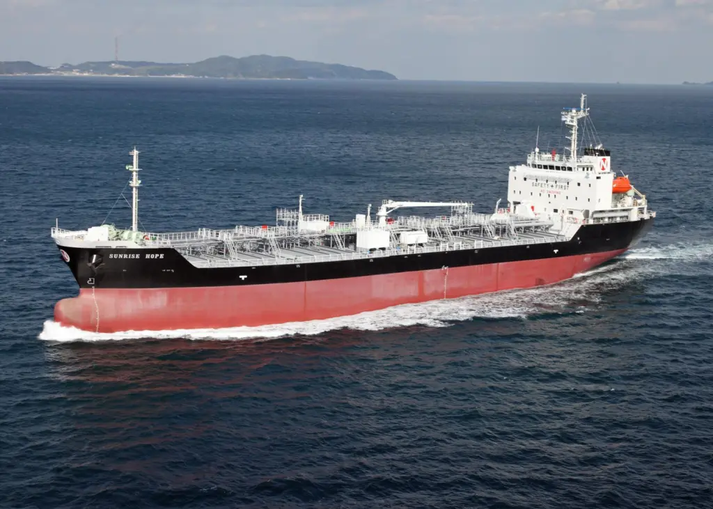 ‘Sunrise Hope’ – first Japanese chemical carrier to use duplex stainless steel and clad steel in its tanks