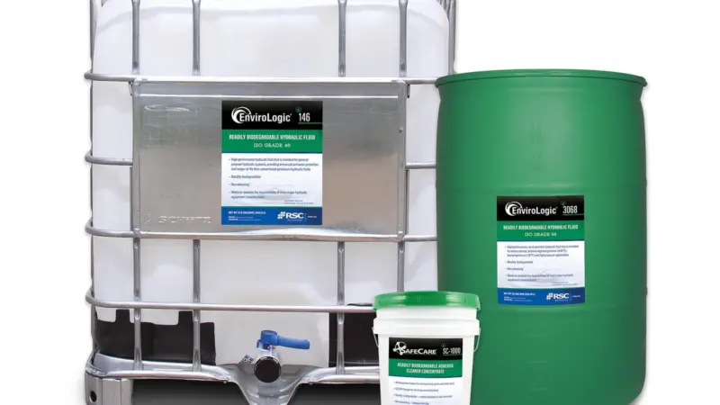 RSC's hydraulic, stern tub, thruster oils and cleaners were evaluated by independent laboratories to meet the US Environmental Protection Agency (EPA) definitions of biodegradable, minimally toxic and not bioaccumulative