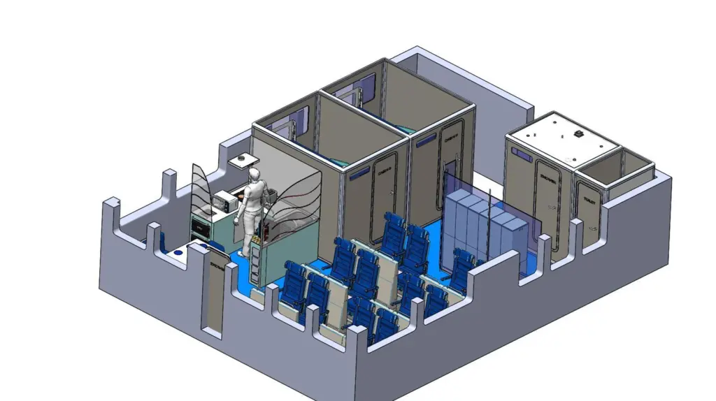 Typical KPM Marine modular accommodation