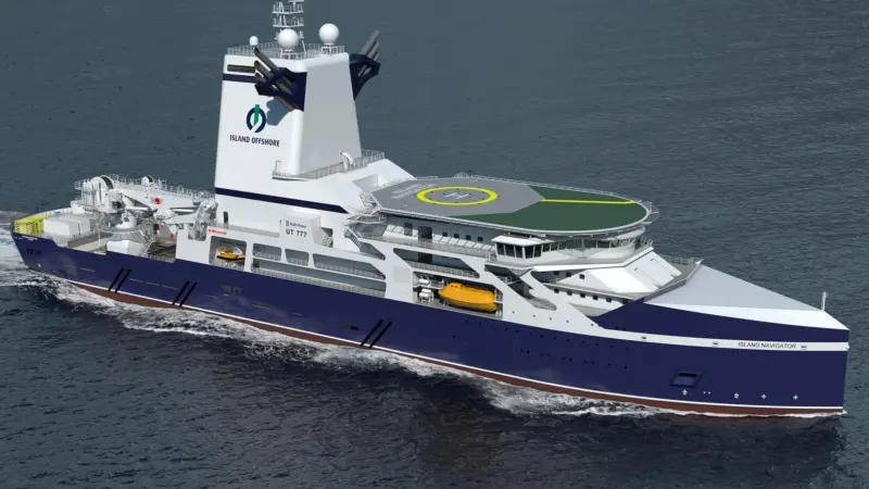 The Rolls-Royce UT777 is one of the new Well Intervention Vessels that aim to bring down overall costs by adding extras like top-hole drilling: it was also built at KHI in Japan