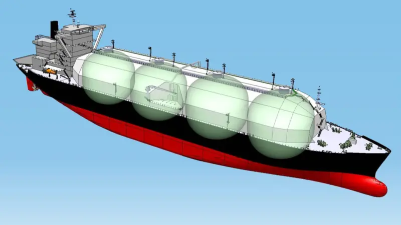 The ‘Sayaringo STaGE’ offers a near 16% increase in LNG carrying capacity (180,000m3 in total) without changing the ship's width