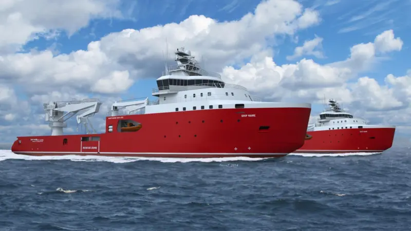 NES is supplying electrical equipment for two new Havyard HD843 ICE icebreakers