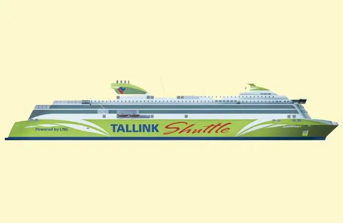 An LNG-fuelled ferry is planned for the planned upgrading of the Tallink route between Tallinn and Helsinki