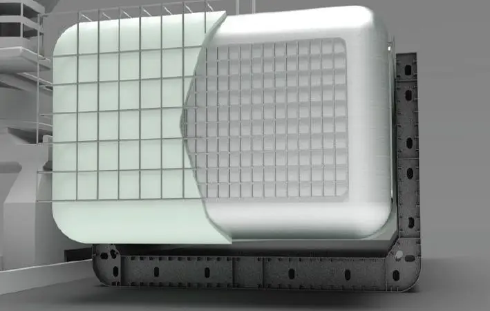 The FSP LNG containment system uses flat plate technology to overcome the issues associated with partial filling and sloshing