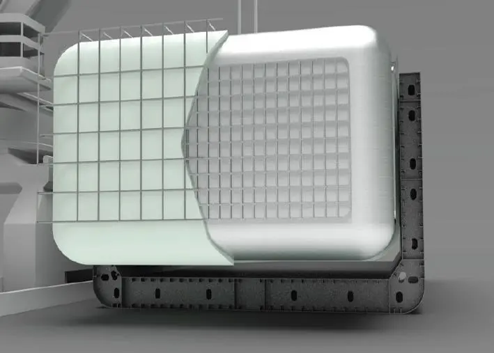 The FSP LNG containment system uses flat plate technology to overcome the issues associated with partial filling and sloshing