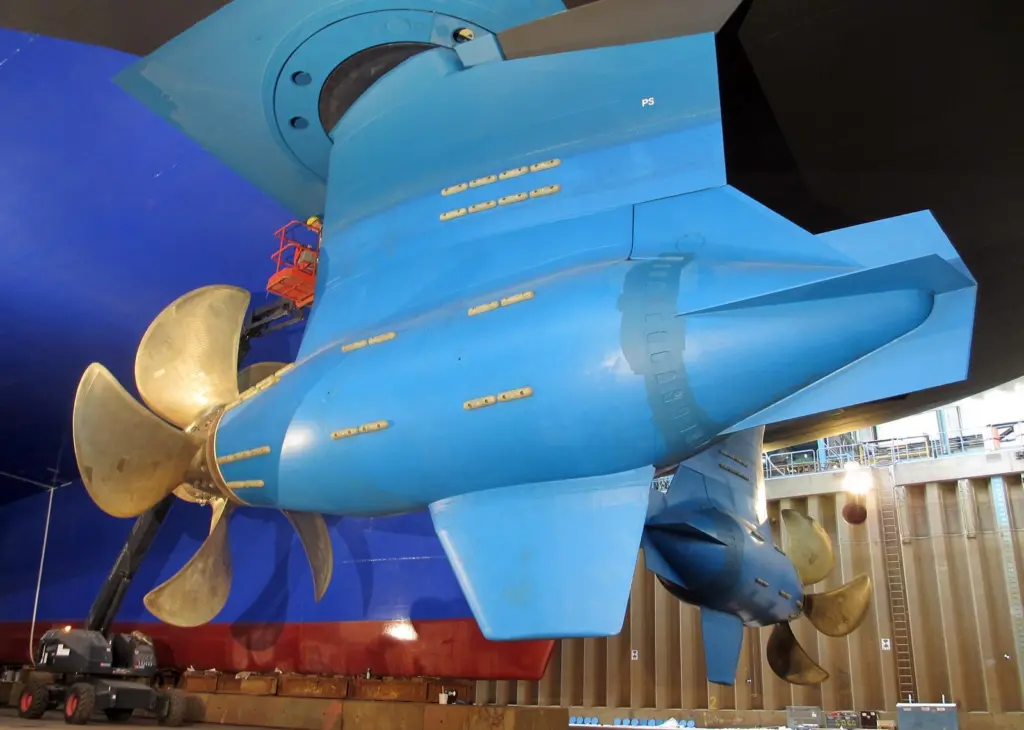 ABB's Azipod XO propulsion system generates a power output of 20.5MW