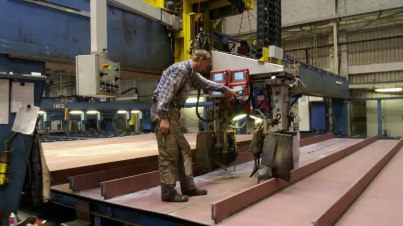 The laser-hybrid process is  best suited to when long seams and solid joins are required. Pictured: The Fronius-developed LaserHybrid TimeTwin digital system