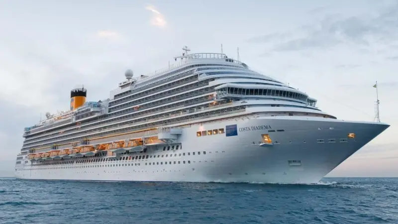 The Costa Diadema employs GE Power Conversion's latest electric power and propulsion system