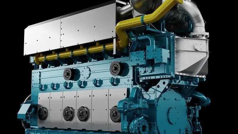 The new 28AHX-DF dual-fuel engine will be used aboard Japan’s first LNG gas fuelled tugs