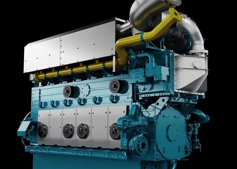 The new 28AHX-DF dual-fuel engine will be used aboard Japan’s first LNG gas fuelled tugs