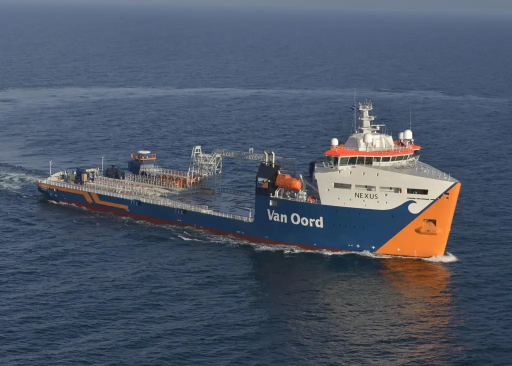 Alewijnse is working alongside Van Oord on the electrical installation and system integration for 'Nexus’s' cable laying equipment