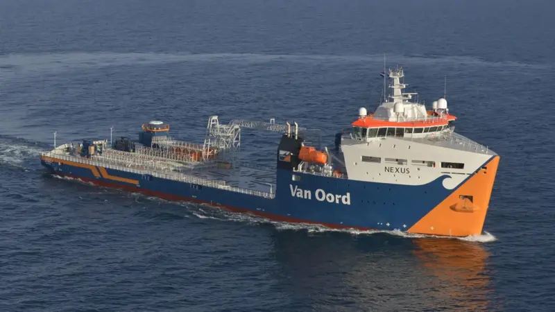Alewijnse is working alongside Van Oord on the electrical installation and system integration for 'Nexus’s' cable laying equipment