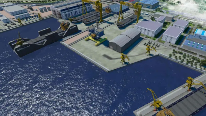 The new yard is intended to produce vessels ranging from OSVs to oil tankers and drilling platforms